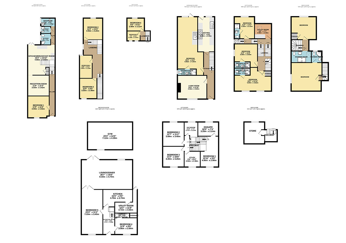 HMO Floorplans